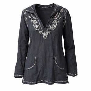 Monoreno 100% Linen Hoodie